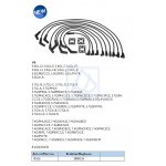 Kable zapłonowe Volvo Penta V8 5,0L 5,7GL 7,4GL 3888326 18326