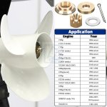 Kit śruby napędowej Yamaha E 150 ~ 300 HP 15-wpust