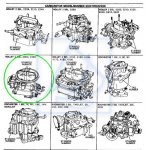 Kpl uszczelek gaźnika Volvo Penta OMC Holley 2BBL 18-7238