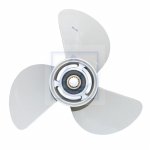 Śruba aluminiowa BS-PRO Yamaha 15-wpust 13,5x15 biała