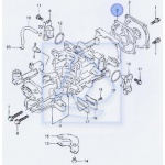 Uszczelka pod głowicę Suzuki DT4 DT5 1984-1998 11162-98610