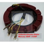 Oryginalny używany czerwony stator Mercury 2/3/4 cyl. 30KM ~ 120KM 2-suw 16A