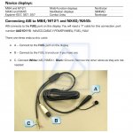 Kabel zasilający Navman Fish 450 Tracker 5430 AIS Northstar M85 M121