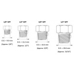 Kolano 90 stopni 3/8" na 1/4" NPT SeaStar HF5529