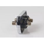 Przejście przez kadłub do węży hydraulicznych chrom R9CH