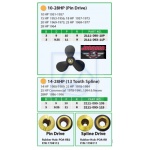 Śruba alu oryginalna Johnson Evinrude Yamaha 13-wpust 9-1/4x11 763584