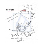 Łącznik cięgna manetki Tohatsu M25C3 M30A4 M40C