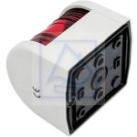 Lampa Aqua signal czerwona obudowa biała 