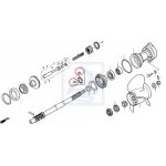Łożysko kulkowe HONDA BF60 BF90 BF130  91054-ZW5-003