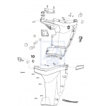 Pierścień Grommet obudowy Evinrude E15 ~ E30 0353815, 353815