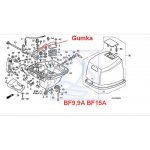 Przelotka guma Honda BF15A BF25 BF30 40109-ZV4-010
