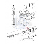 Simering wałka śrubowego Volvo Penta OMC Cobra 3863090