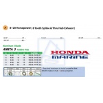 Śruba AMITA Honda Yamaha Parsun 8-20HP 9,25x9