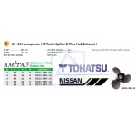 Śruba Tohatsu Mercury Honda 25-30KM 10-wpust 9,9x14