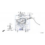 Uszczelka olejowa HONDA BF4 BF5 BF6  91255-ZV1-003