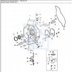 Uszczelka wydechu V-rury Mercruiser V6 V8 41802