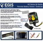 Wyłącznik zdalny akumulatora hebel EGIS 8710-1500B prąd ciągły 500A